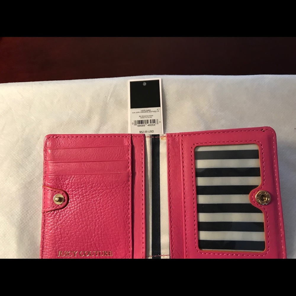 Juicy Couture Mini Pink Stud Wallet - Picture 2 of 5
